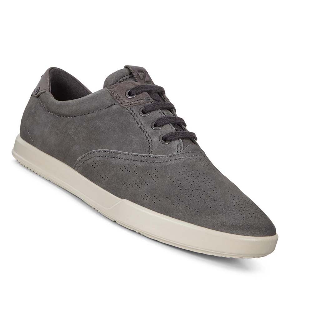 Men's Ecco Collin 2.0 Sneakers Grey | USA 615CTV